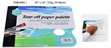 Keep Smiling TSB-0001 30 Pages 10"x14" Inches 110gsm Tear Off Paper Palette Pad