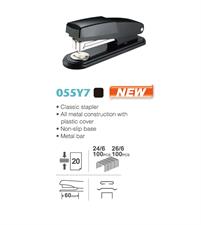 KW-triO 055Y7 Flat Clinch Stapler 24/6 Plastic 20 Pages