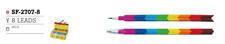 Lantu SF-2707-8 Non-Sharpening Bullet Pencil Swap Building Block Pencils
