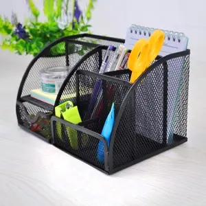 Maxim MX-8089 Mesh Steel Multi-Function Desk Organizer