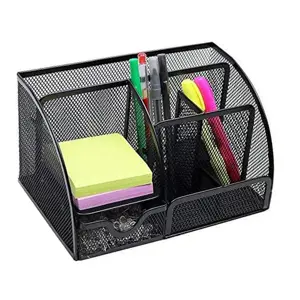 Maxim MX-8089 Mesh Steel Multi-Function Desk Organizer