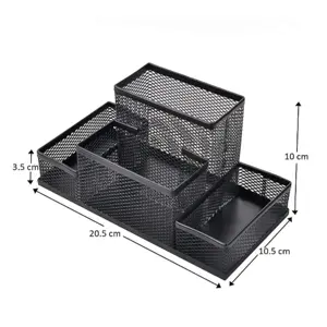Maxim MX-9056 Mesh Steel Multi-Function Desk Organizer