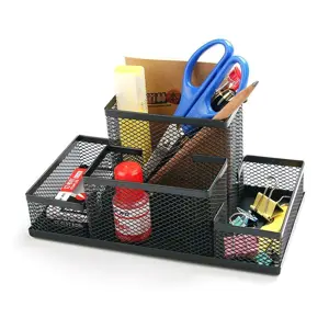 Maxim MX-9056 Mesh Steel Multi-Function Desk Organizer