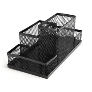 Maxim MX-9056 Mesh Steel Multi-Function Desk Organizer
