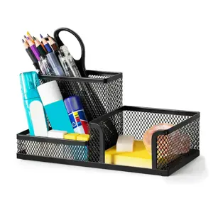 Maxim MX-9058 Mesh Steel Multi-Function Desk Organizer