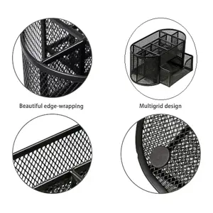 Maxim MX-9059 Mesh Steel Multi-Function Desk Organizer