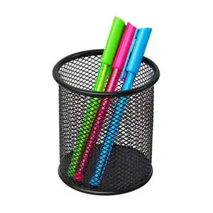 Maxim MX-M1 Mesh Steel Round Pen Holder
