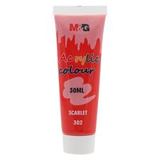 M&G APLN6597 Acrylic Colour Single Tube 30ML 6 Colour Set