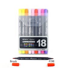 M&G Signme Professional Dual Tip Watercolour Brush Markers