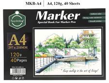 Keep Smiling MKB-A4 40 Pages A4 120gsm Marker Pen Book