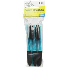 Mont Marte MACR0021 Discovery Foam Brushes 5 Pcs Set