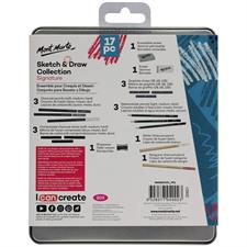Mont Marte MMGS0033 Signature Sketch & Draw Collection Sketching Set 17 Pieces