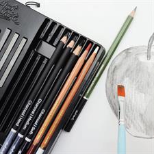 Mont Marte MMGS0033 Signature Sketch & Draw Collection Sketching Set 17 Pieces