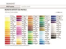 MUNGYO Regular Size Oil Pastels for Artists MOP