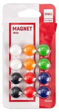 Deli E7823 Universal Magnetic Board Magnets 15MM 12 Pieces