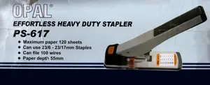 Opal PS-617 120 Pages Effortless Heavy Duty Stapler