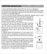 Deli EH508 Electric Rotary Pencil Sharpener