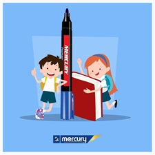 Mercury Round Tip Permanent Marker