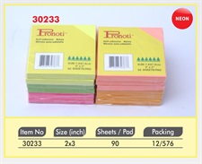 Pronoti Neon Colour Memo Sticky Notes 3x2 Inches 30233
