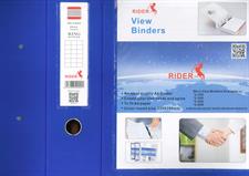 Rider A4 2D-Ring View Binder File
