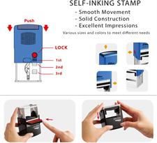 Shiny S-310A Self-Inking Dual Adjustable Date Stamp