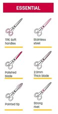 Deli E0604 Essential Series Soft-touch 8.25" / 210mm Scissors 01 Piece