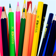 Shark CPH-1012 Hexagonal Half Size 12 Colour Pencils
