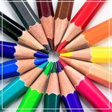 Shark CPH-1012 Hexagonal Half Size 12 Colour Pencils
