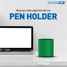 Shark SH-01 Round Plastic Pen Holder