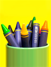 Shark SH-01 Round Plastic Pen Holder
