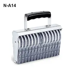 Shiny 8 & 14 Digits 15mm Manual Numbering Stamps