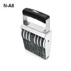 Shiny 8 & 14 Digits 15mm Manual Numbering Stamps