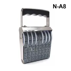 Shiny 8 & 14 Digits 15mm Manual Numbering Stamps
