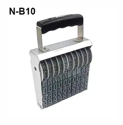 Shiny 8, 10, 12 & 14 Digits 18mm Manual Numbering Stamps