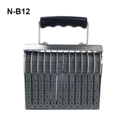 Shiny 8, 10, 12 & 14 Digits 18mm Manual Numbering Stamps