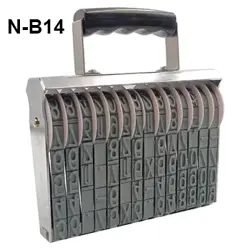 Shiny 8, 10, 12 & 14 Digits 18mm Manual Numbering Stamps