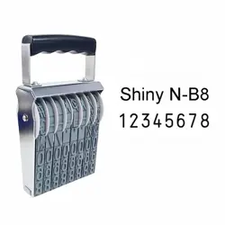Shiny 8, 10, 12 & 14 Digits 18mm Manual Numbering Stamps
