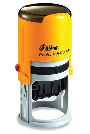Shiny R-542D-T24  Received 24-Hours Timer Dater Self-Inking Stamp