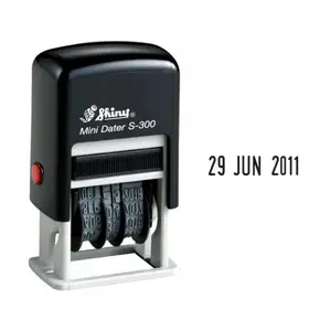 Shiny S-300 Mini Dater with Paid/Received/MFG/EXP