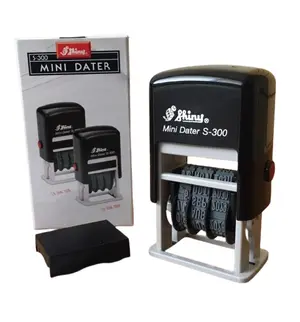 Shiny S-300 Mini Dater with Paid/Received/MFG/EXP