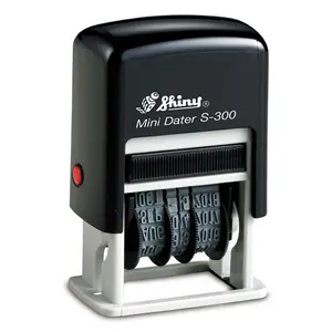 Shiny S-300 Mini Dater with Paid/Received/MFG/EXP