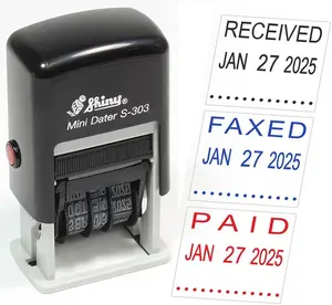 Shiny S-303 4-in-1 Mini Dater with Paid/Received/MFG/EXP