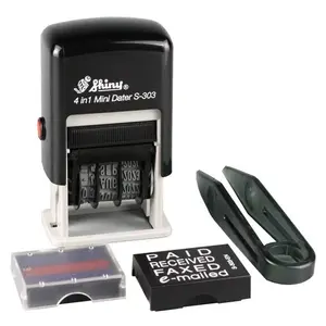 Shiny S-303 4-in-1 Mini Dater with Paid/Received/MFG/EXP