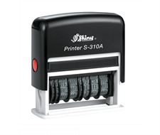 Shiny S-310A Self-Inking Dual Adjustable Date Stamp