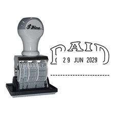 Shiny S-68 PAID Stamp with Adjustable Date