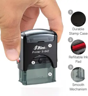 Shiny S-842 Self-Inking Paid or Received or Verified