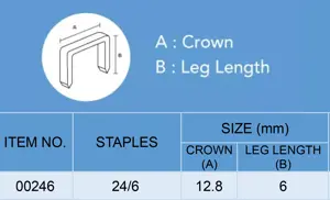 KW-triO 00246 24/6 Stapler Pins