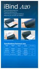 Target iBind A20 Spiral Comb Binding Machine