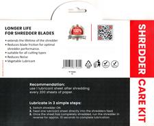 Target LS-200 Lubricating Sheets for Paper Shredders Pack of 10