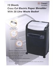 Target TG-220CD 12 Pages Cross-Cut  Paper/CD Shredder